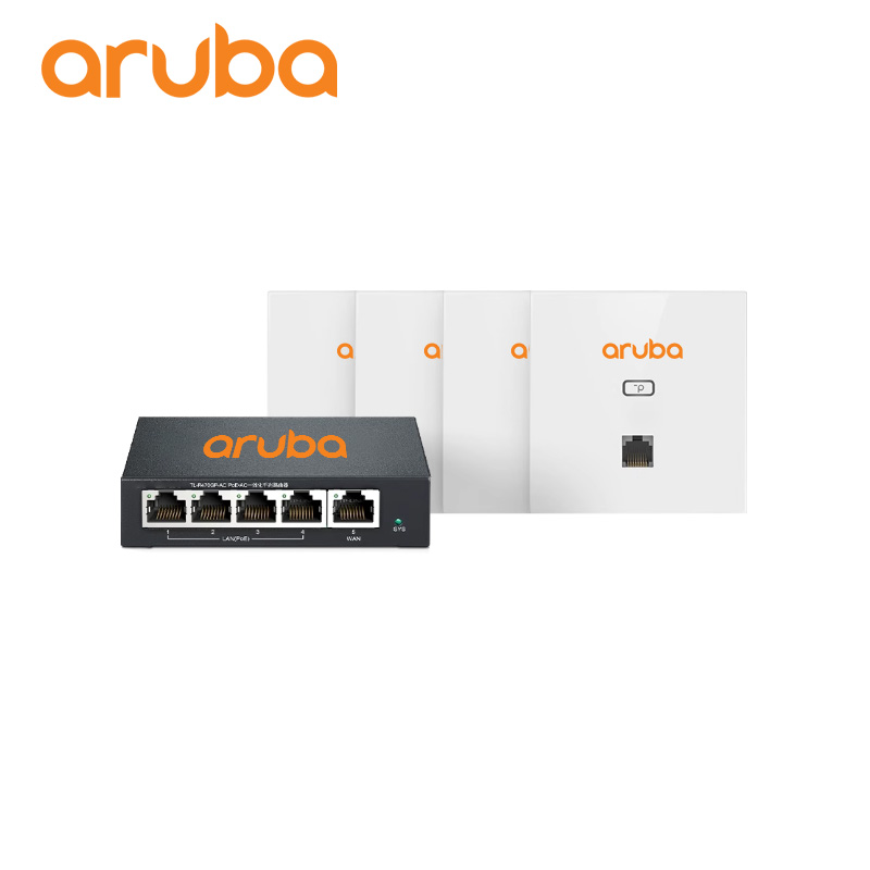 Router host + 4 painéis de subsite(Aplicável a 4 quartos)